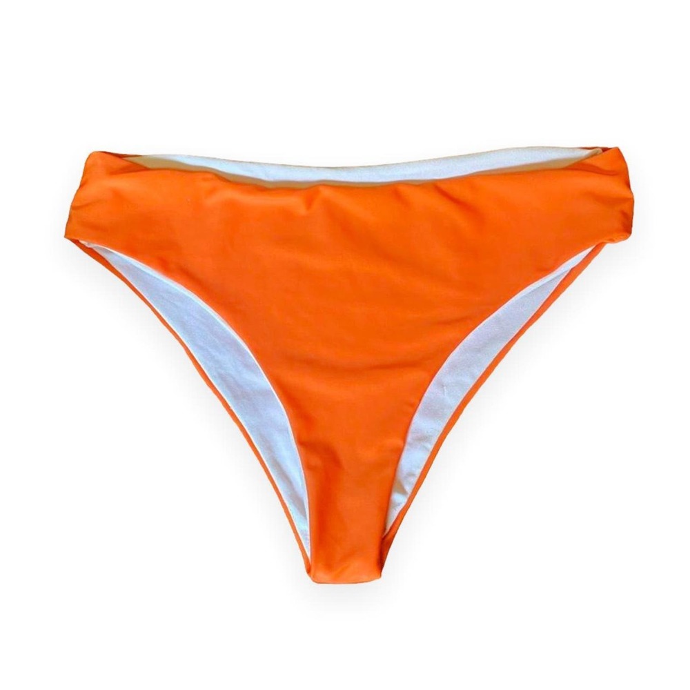 High waisted Orange bikini bottom size medium